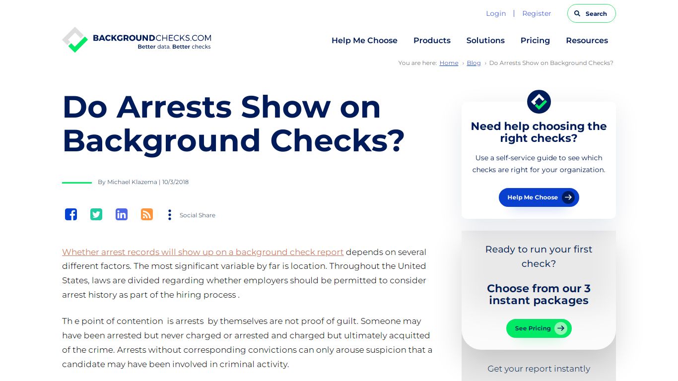 Do Arrests Show on Background Checks?