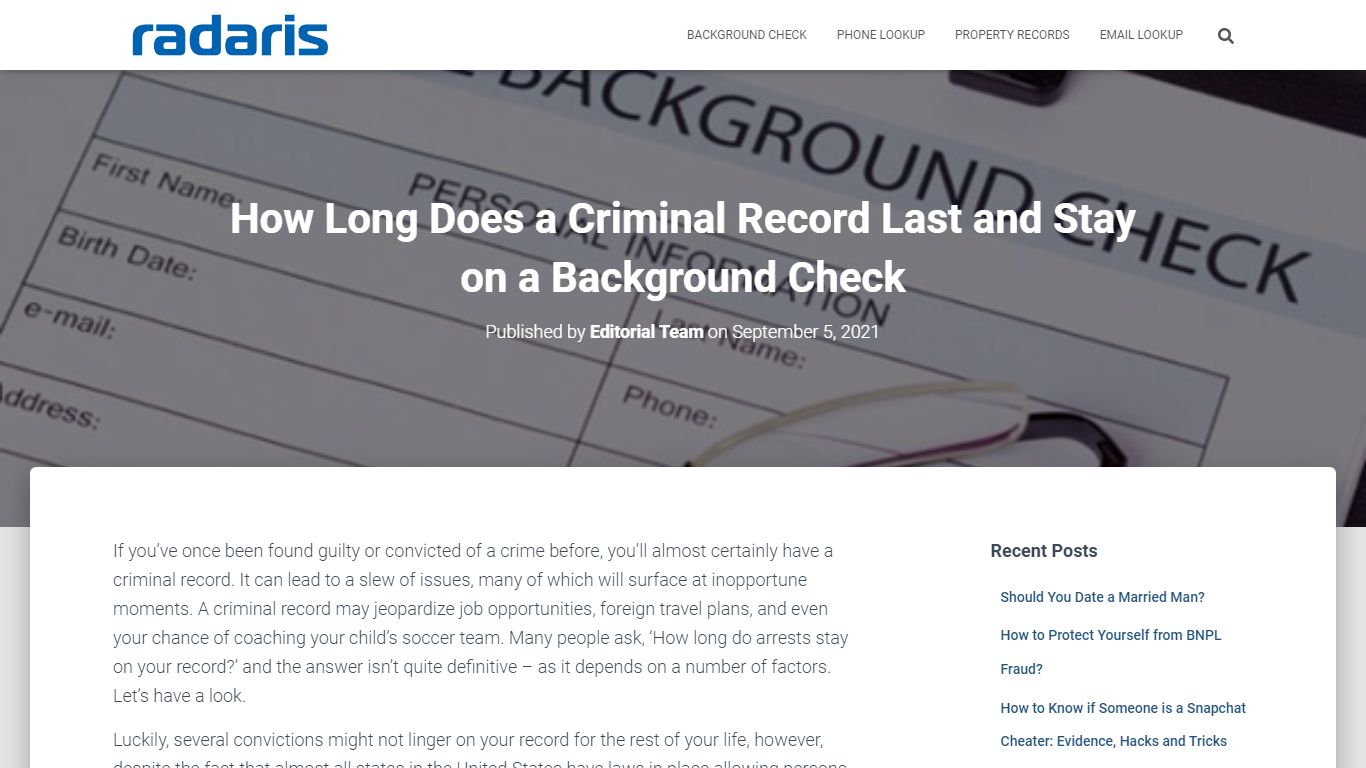 How Long do Arrests Stay on Your Record and Show Up on Background Checks